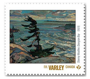 "Stormy Weather, Georgian Bay" by FH Varley - Canada 2020