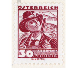 strive  - Austria / I. Republic of Austria 1934 - 30 Groschen