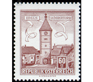 Structures  - Austria / II. Republic of Austria 1962 - 60 Groschen