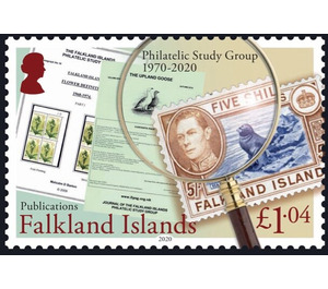 Study Group Publications and Stamp of 1938 - South America / Falkland Islands 2020