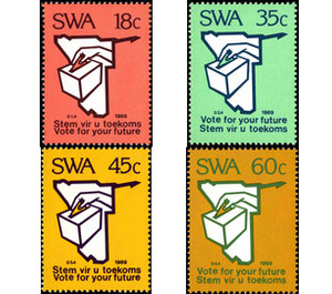 Suffrage, UN Resolution - South Africa / Namibia / South-West Africa 1989 Set