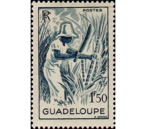 Sugar cane - Caribbean / Guadeloupe 1947 - 1.50