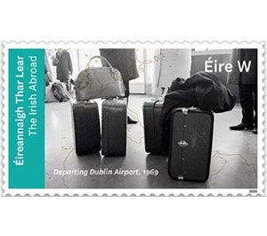 Suitcases at Dublin Airport, 1969 - Ireland 2020