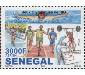 Summer Olympics 2016, Rio de Janeiro, Brazil - West Africa / Senegal 2016
