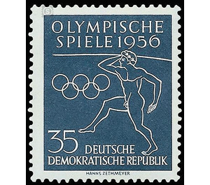 Summer Olympics, Melbourne  - Germany / German Democratic Republic 1956 - 35 Pfennig