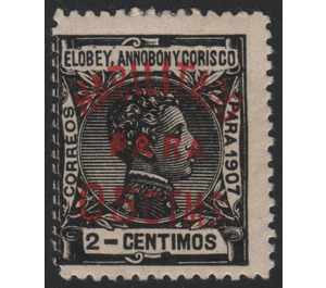 Surcharge 05c on 2c - Central Africa / Equatorial Guinea  / Elobey, Annobon and Corisco 1910 - 5