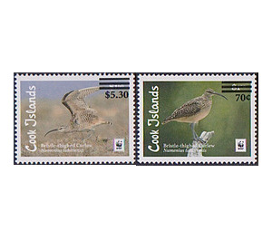 Surcharges on 2017 WWF Issue (2021) - Polynesia / Cook Islands 2021 Set