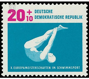 Swimming European Championships, Leipzig  - Germany / German Democratic Republic 1962 - 20 Pfennig