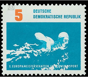 Swimming European Championships, Leipzig  - Germany / German Democratic Republic 1962 - 5 Pfennig