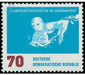 Swimming European Championships, Leipzig  - Germany / German Democratic Republic 1962 - 70 Pfennig