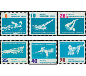 Swimming European Championships, Leipzig  - Germany / German Democratic Republic 1962 Set