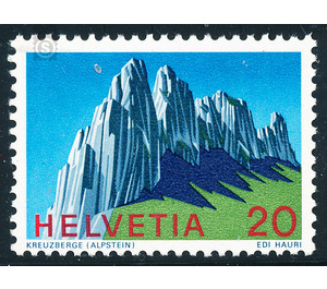 Swiss Alps  - Switzerland 1969 - 20 Rappen