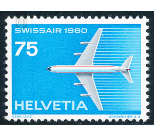 Swissair  - Switzerland 1960 - 70 Rappen