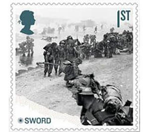 Sword Beach Landings (Self Adhesive) - United Kingdom 2019