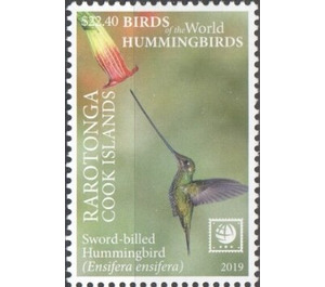 Sword-Billed Hummingbird - Cook Islands, Rarotonga 2019 - 22.40