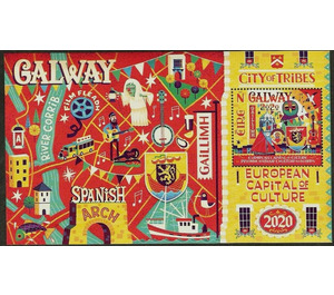 Symbolic Depiction of Galway, Ireland - Ireland 2020