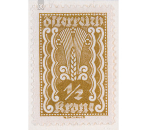 Symbolic representations  - Austria / Republic of German Austria / German-Austria 1922 - 0.50 Krone