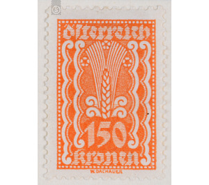 Symbolic representations  - Austria / Republic of German Austria / German-Austria 1922 - 150 Krone