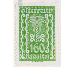 Symbolic representations  - Austria / Republic of German Austria / German-Austria 1922 - 160 Krone
