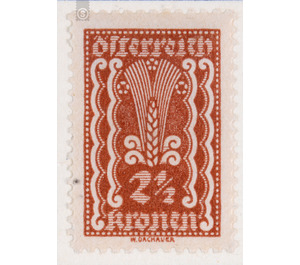Symbolic representations  - Austria / Republic of German Austria / German-Austria 1922 - 2.50 Krone