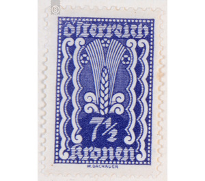 Symbolic representations  - Austria / Republic of German Austria / German-Austria 1922 - 7.50 Krone