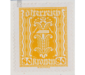 Symbolic representations  - Austria / Republic of German Austria / German-Austria 1922 - 80 Krone