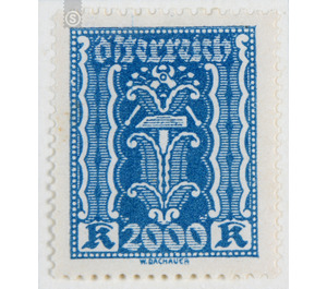 Symbolic representations  - Austria / Republic of German Austria / German-Austria 1923 - 2,000 Krone