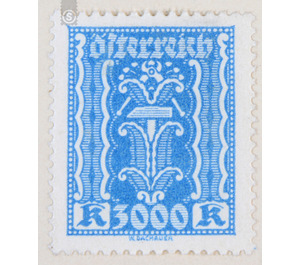 Symbolic representations  - Austria / Republic of German Austria / German-Austria 1923 - 3,000 Krone