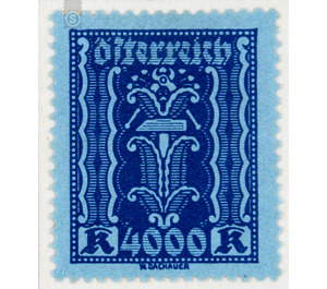 Symbolic representations  - Austria / Republic of German Austria / German-Austria 1924 - 4,000 Krone