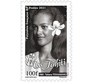 Tatiana Teraiamano, Miss Tahiti 1980 - Polynesia / French Polynesia 2021 - 100