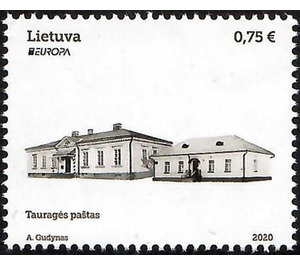 Tauragė Post Office - Lithuania 2020 - 0.75