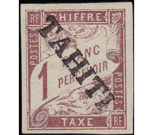 Tax - Polynesia / Tahiti 1893 - 1