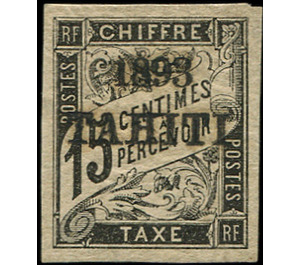 Tax - Polynesia / Tahiti 1893 - 15