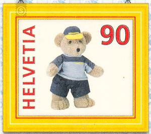 teddy bear  - Switzerland 2002 - 90 Rappen