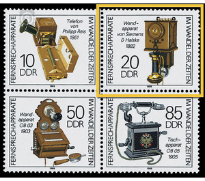 Telephone sets in the changing times  - Germany / German Democratic Republic 1989 - 20 Pfennig