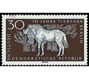 ten years ANIMAL PARK BERLIN - Germany / German Democratic Republic 1965 - 30 Pfennig