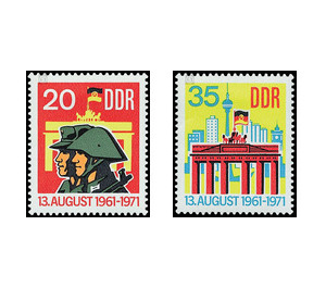 ten years  - Germany / German Democratic Republic 1971 Set