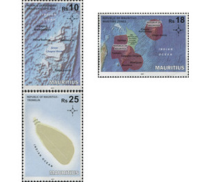 Territorial Claims of Mauritius - East Africa / Mauritius 2017 Set