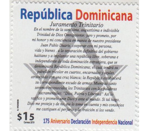Text of Declaration of Independence - Caribbean / Dominican Republic 2020 - 15