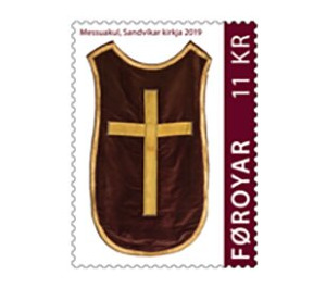 Textile from Sandvikar Church - Faroe Islands 2019 - 11