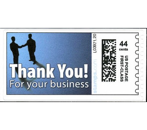 Thank You for Your Business and two people shaking hands - United States of America 2009