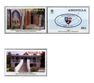 The 200th Anniversary of the Methodism Church - Caribbean / Anguilla 2013 Set