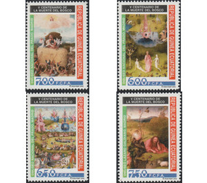 The 500th Anniversary of the Death of El Bosco, 1450-1516 - Central Africa / Equatorial Guinea  / Equatorial Guinea 2016 Set