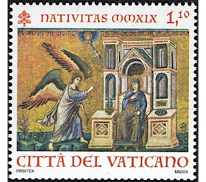 The Annunciation by Pietro Cavallini - Vatican City 2019 - 1.10