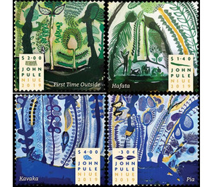 The Art of John Pule (2019) - Polynesia / Niue 2019 Set