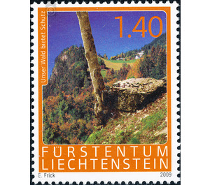 The forest  - Liechtenstein 2009 - 140 Rappen