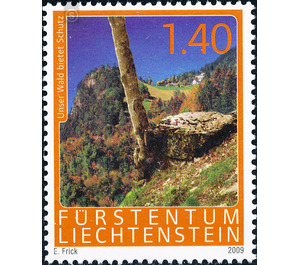 The forest  - Liechtenstein 2009 - 140 Rappen