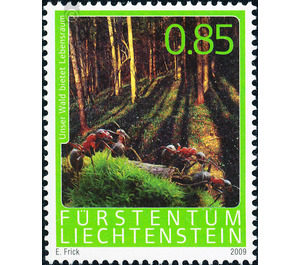 The forest  - Liechtenstein 2009 - 85 Rappen