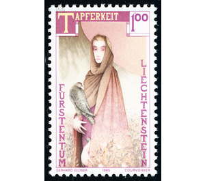 The four cardinal virtues  - Liechtenstein 1985 - 100 Rappen