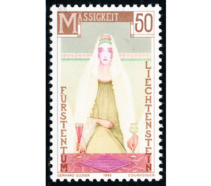 The four cardinal virtues  - Liechtenstein 1985 - 50 Rappen